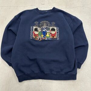 Vintage 1998 Warner Bros. Dark Blue Men's Crewneck Sweater